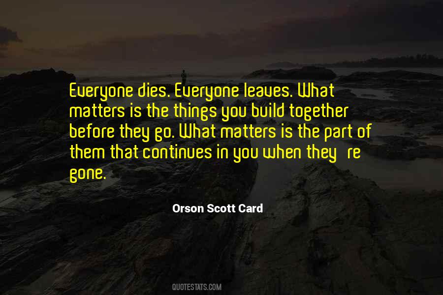 Let's Build Something Together Quotes #227690