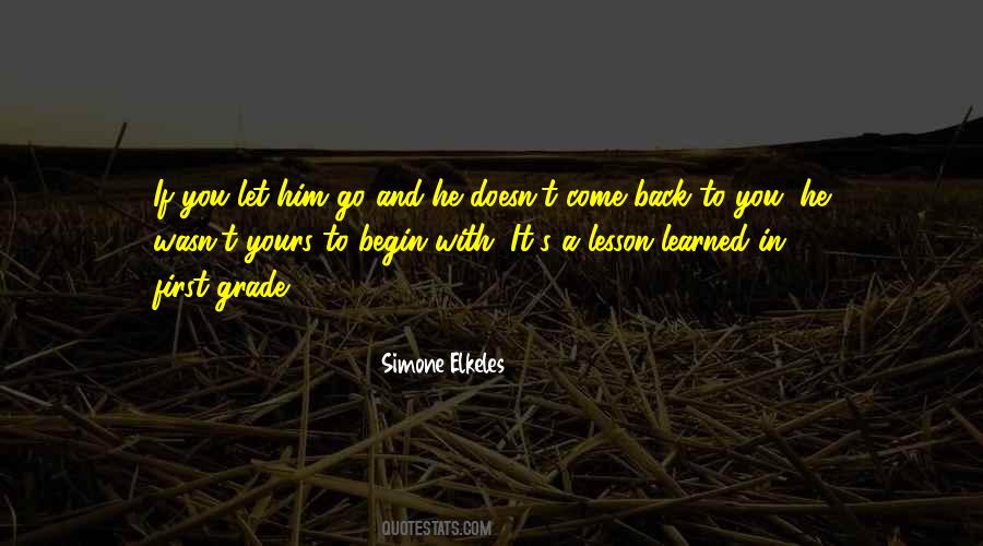 Let's Go Back Quotes #515314