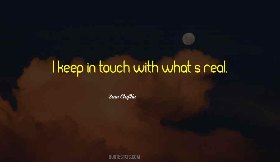 Let's Keep In Touch Quotes #220285