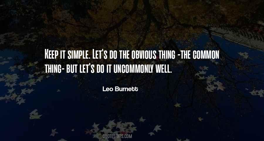 Let's Keep It Simple Quotes #154172