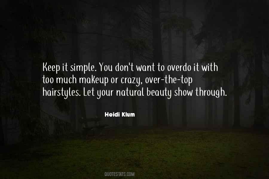 Let's Keep It Simple Quotes #1865196