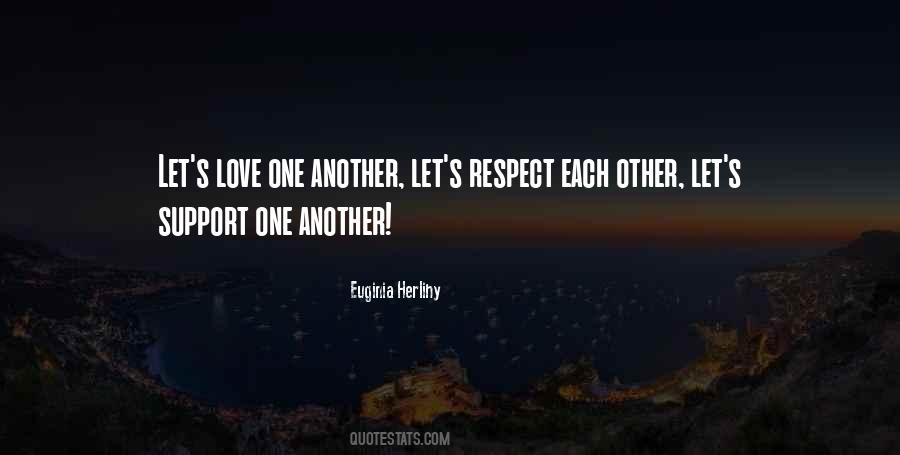 Let's Love One Another Quotes #718836