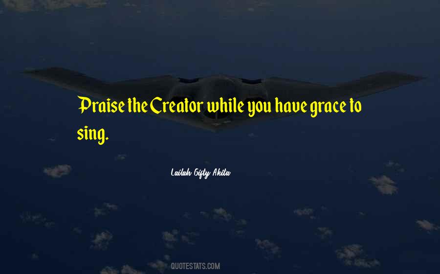 Let's Praise The Lord Quotes #432334