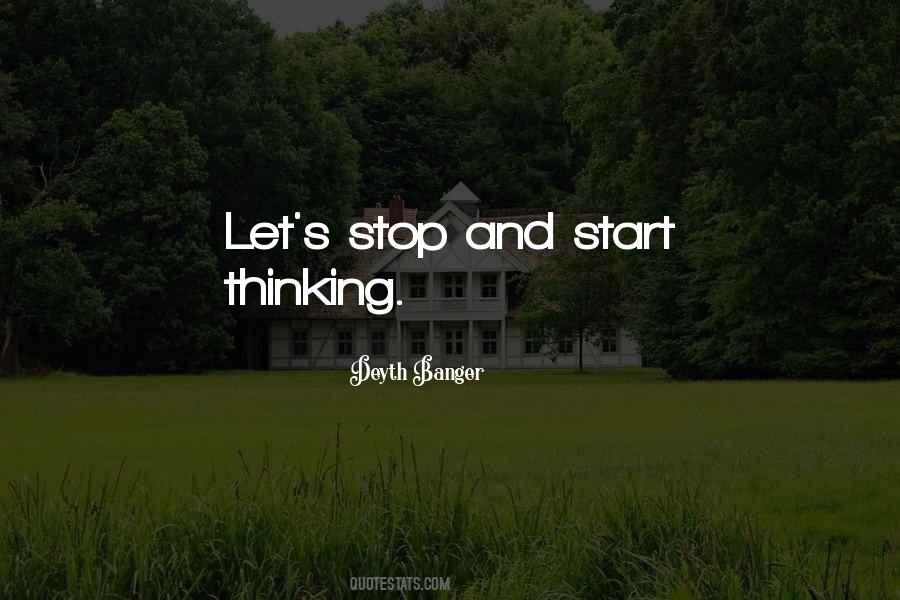 Let's Start Quotes #200508