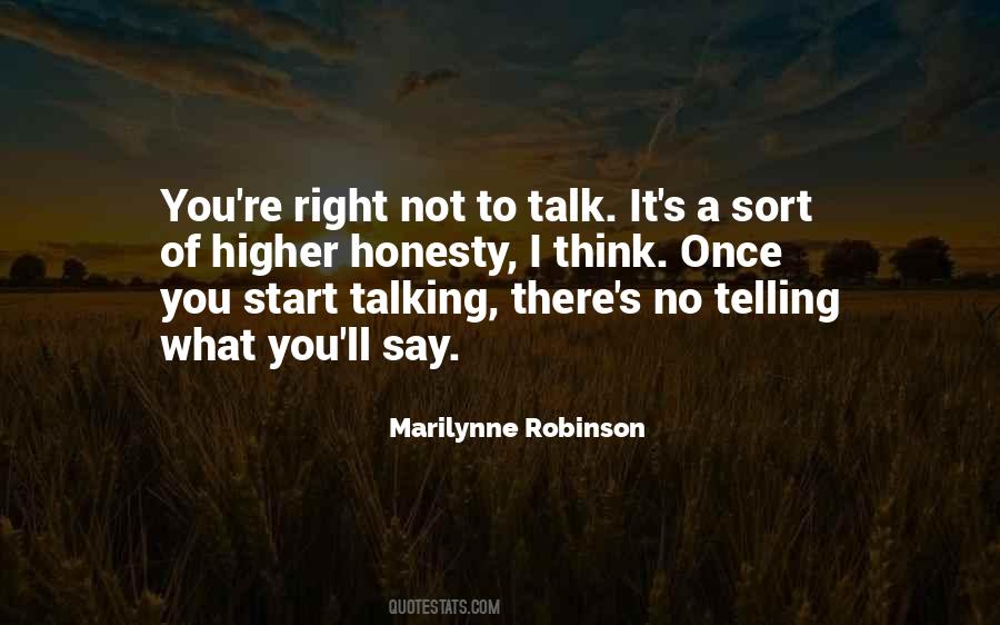 Let's Start Talking Quotes #246927