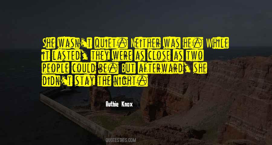 Let's Stay Up All Night Quotes #131395