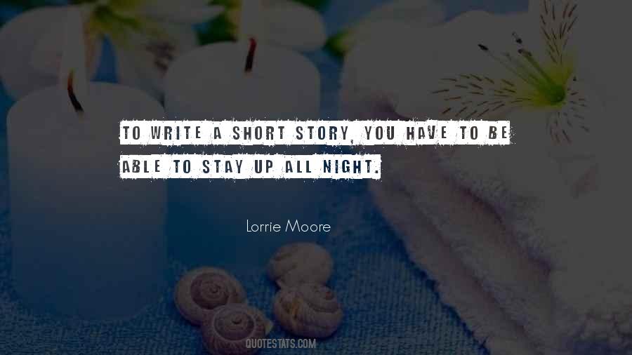 Let's Stay Up All Night Quotes #137878