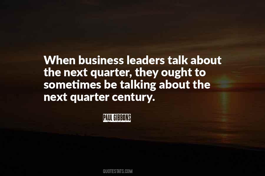 Let's Talk Business Quotes #367766