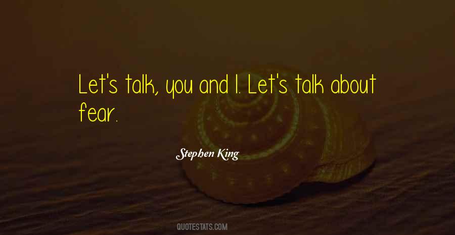 Let's Talk Quotes #19535