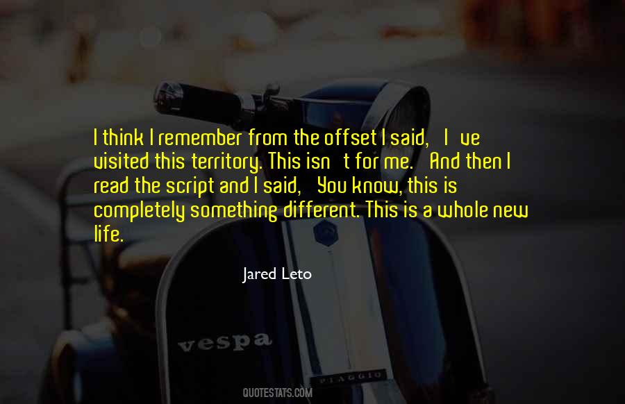 Leto Quotes #342754