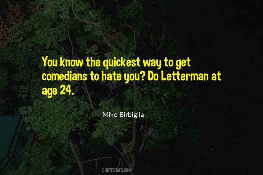 Letterman Quotes #241646