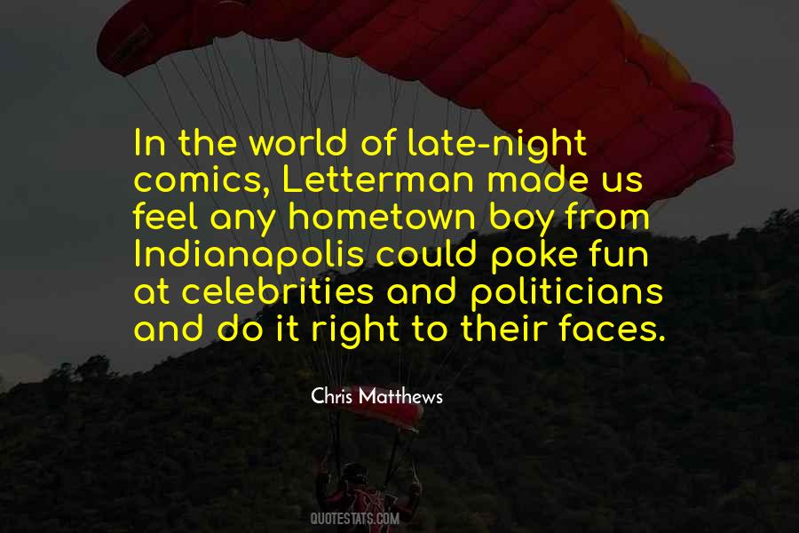Letterman Quotes #49030