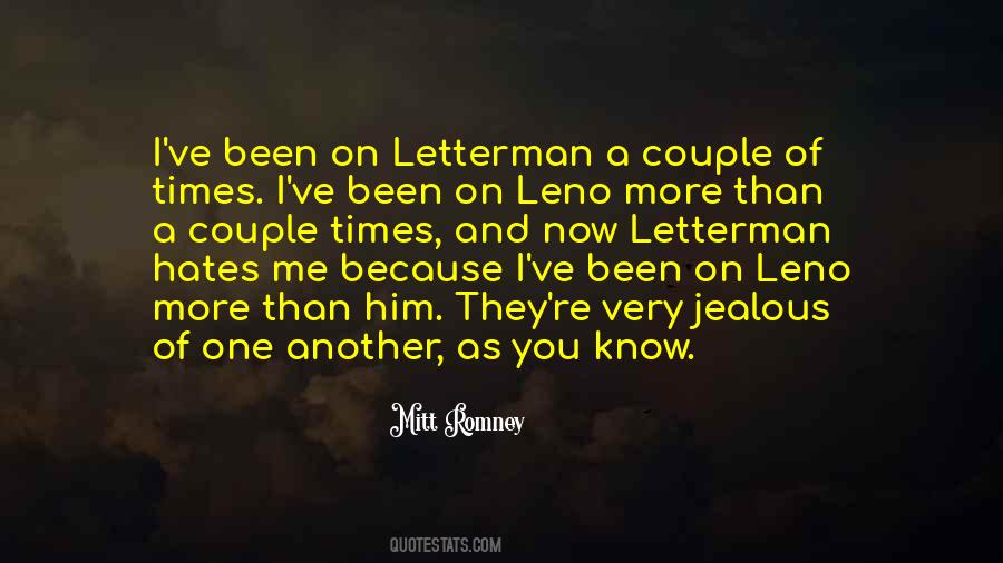 Letterman Quotes #53696