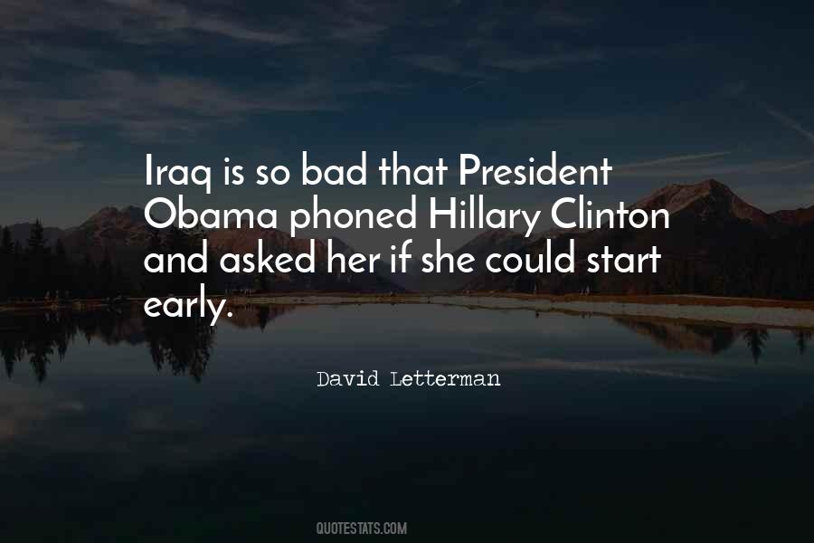 Letterman Quotes #87489