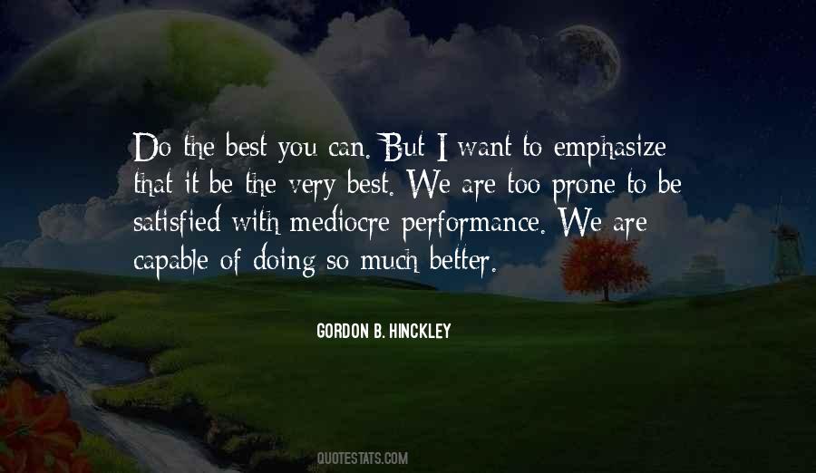 Quotes About Doing The Best We Can #14314