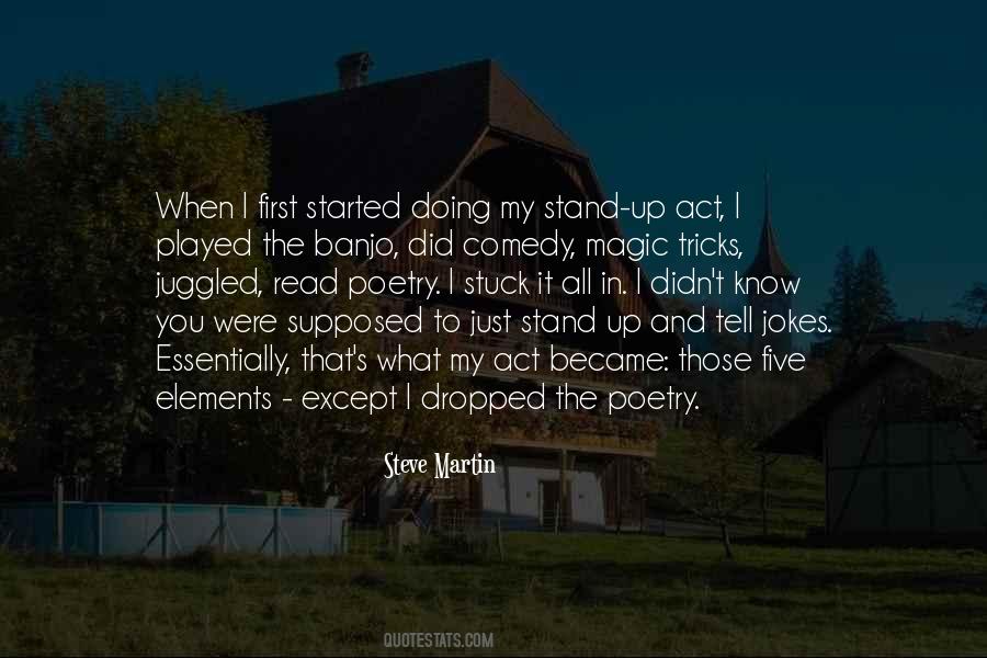 Quotes About Doing Stand Up Comedy #1032109