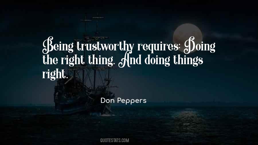 Quotes About Doing Right Things #147288