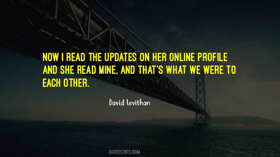 Levithan Quotes #70849