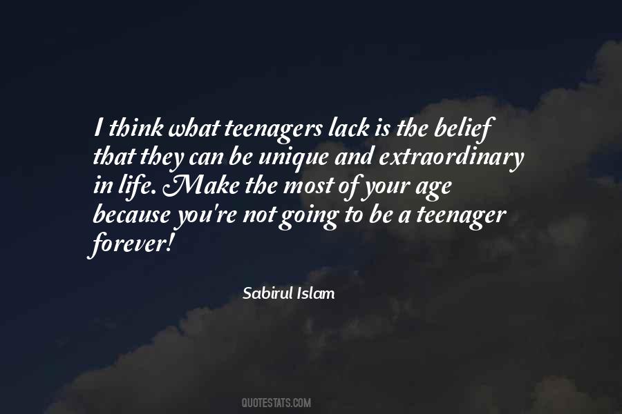 Quotes About Teenagers Life #643148