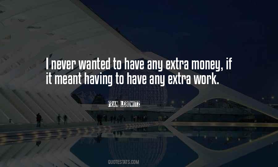 Quotes About Doing Extra Work #132743