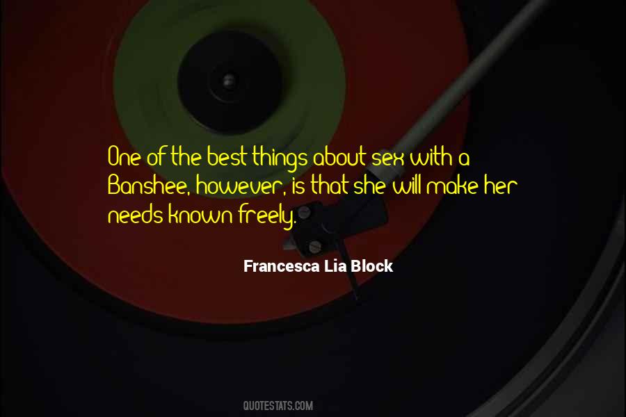 Lia Block Quotes #300669