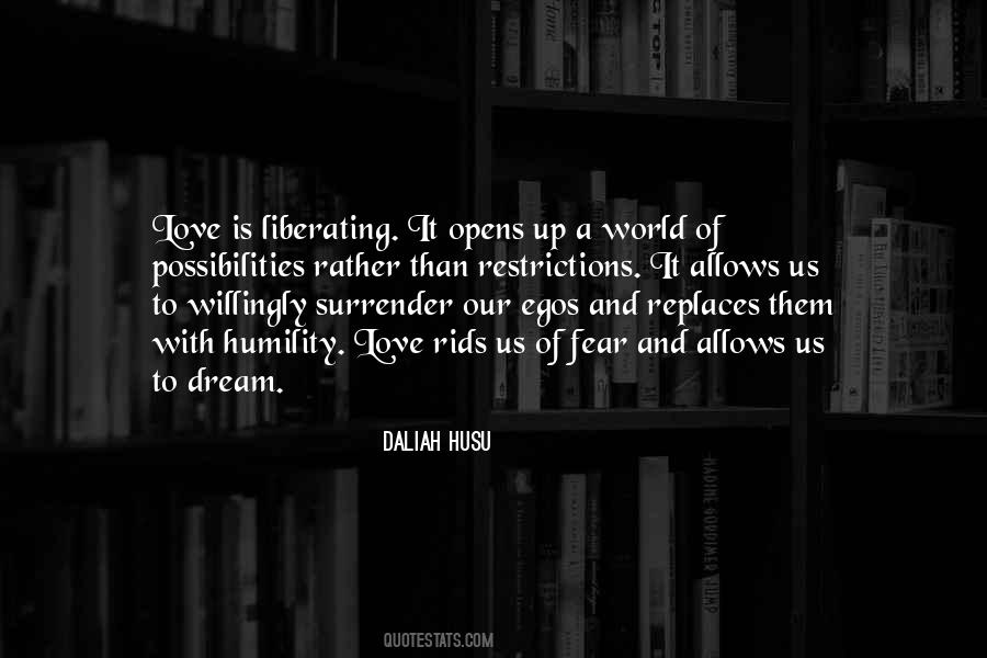 Liberating Love Quotes #1433878