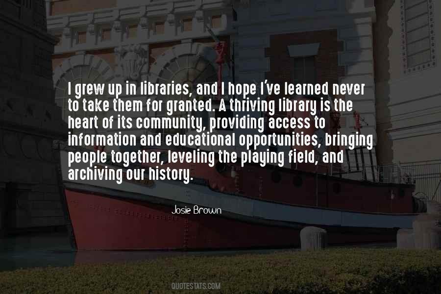 Library And Information Quotes #854558