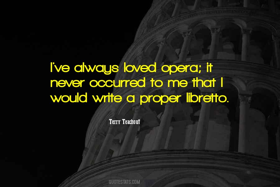 Libretto Quotes #1838681