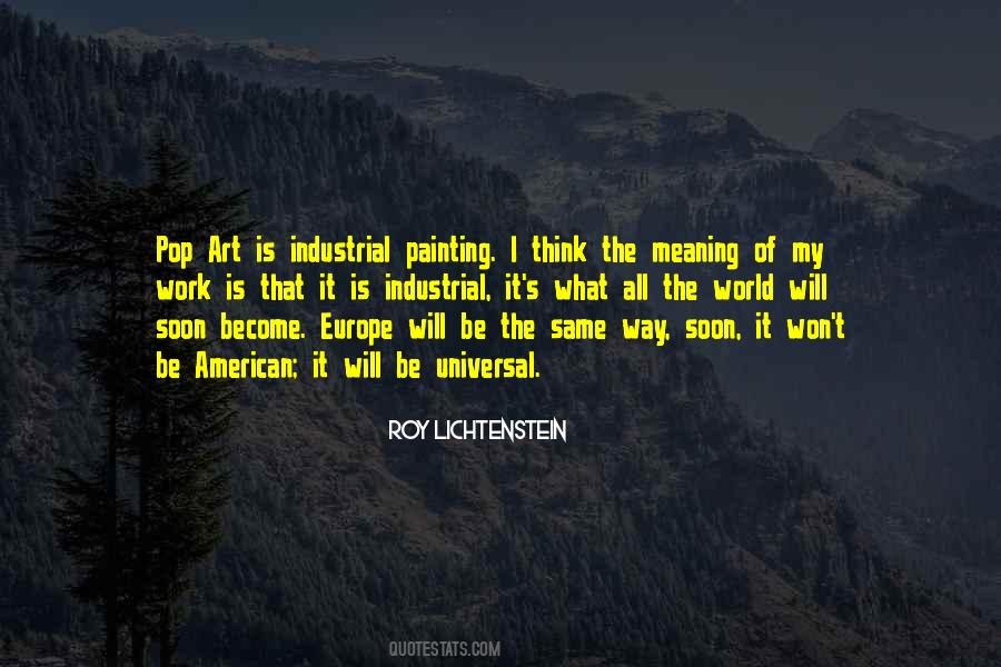 Lichtenstein Quotes #1561549