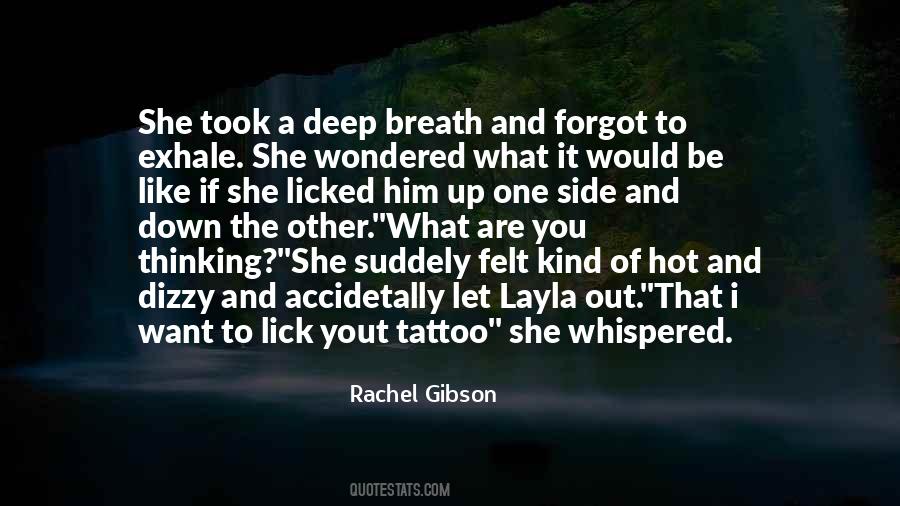 Lick Me All Over Quotes #3830