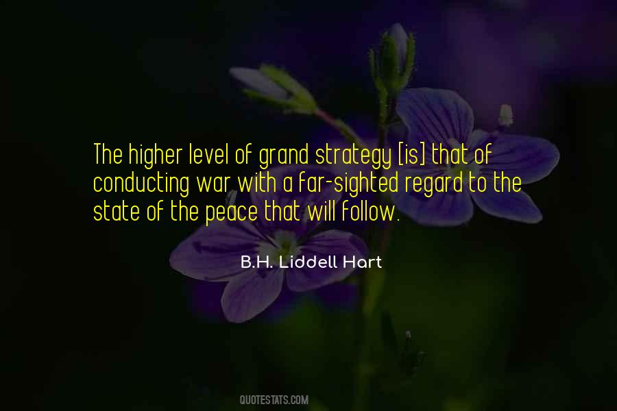 Liddell Hart Strategy Quotes #1205407