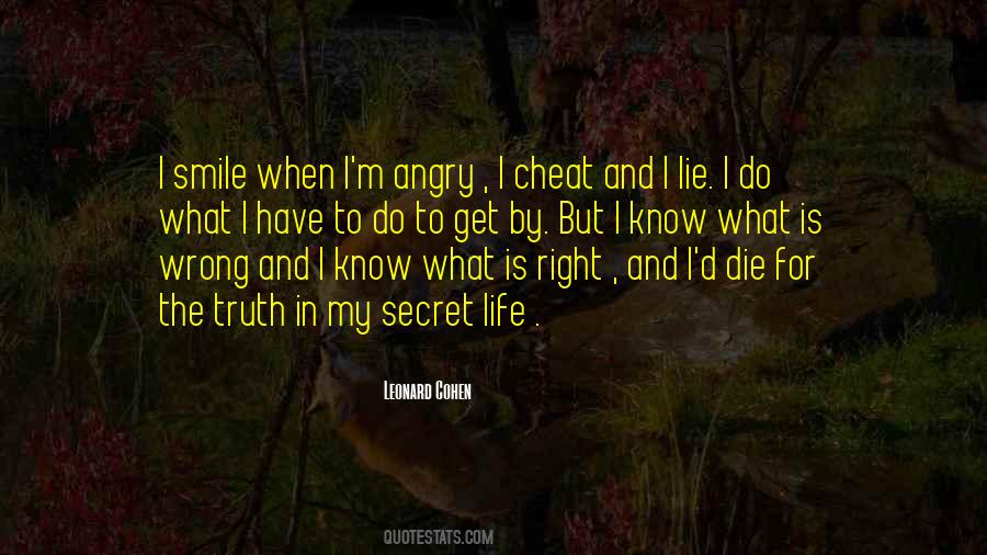 Lie And Cheat Quotes #915663