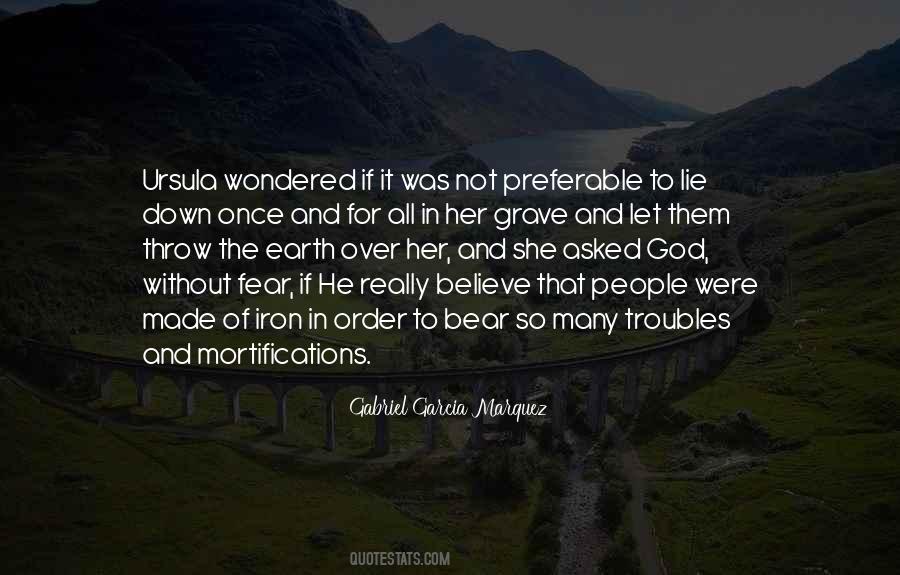 Lie And God Quotes #311246