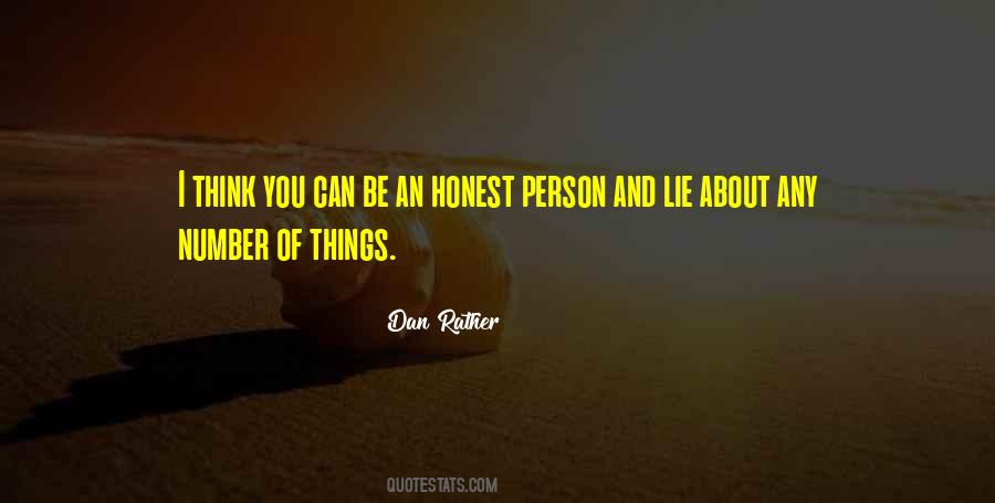 Lie And Honesty Quotes #502832