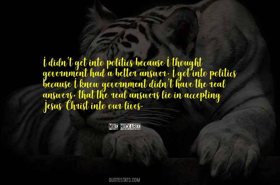 Lie And Politics Quotes #46690