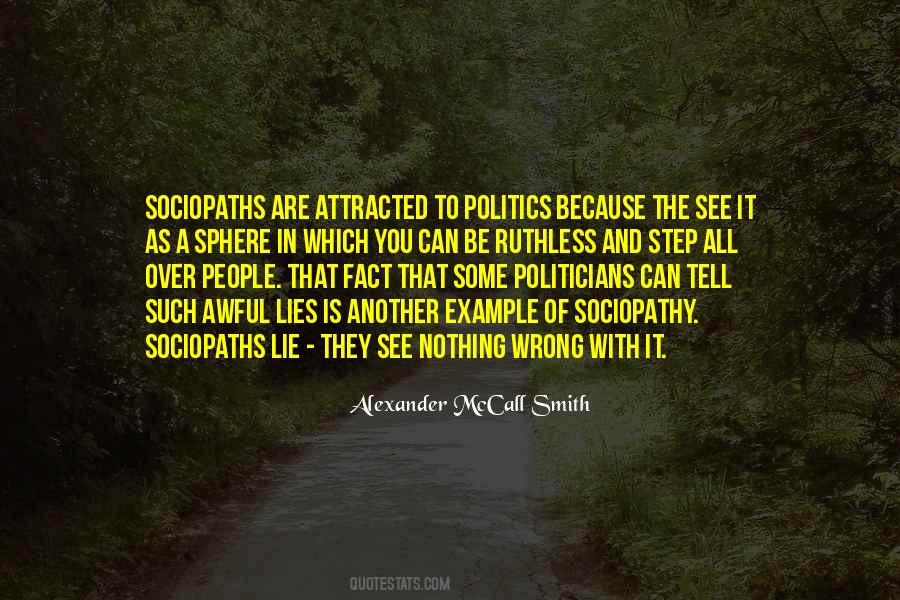 Lie And Politics Quotes #94462