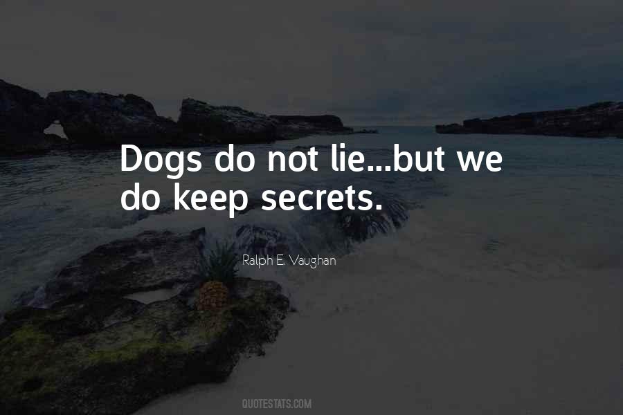 Lie And Secrets Quotes #1326141