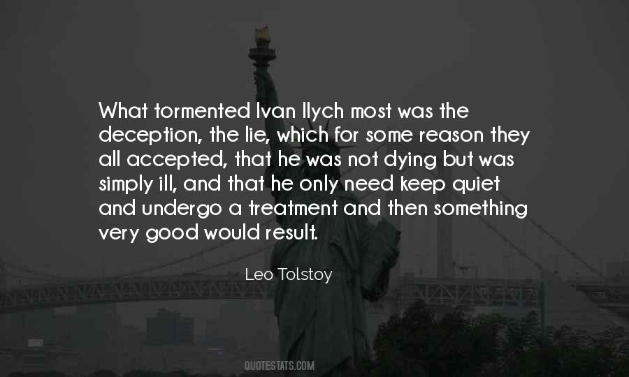 Lie For Good Quotes #1781510