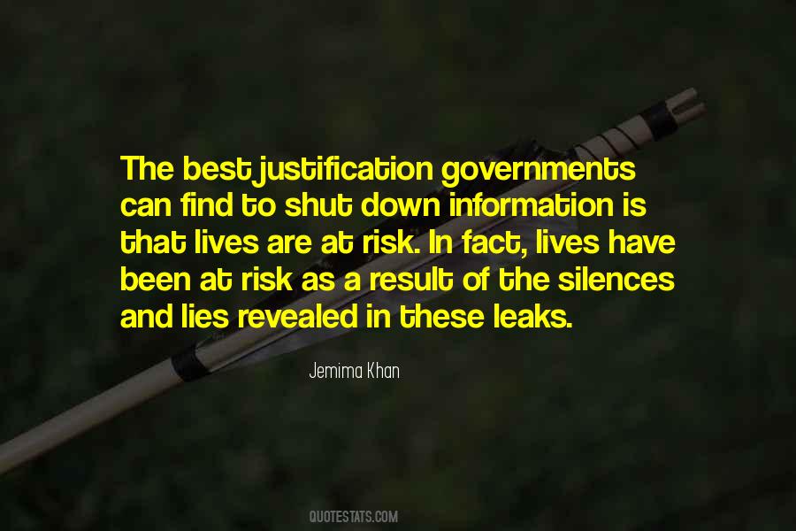 Lies And Silence Quotes #511135