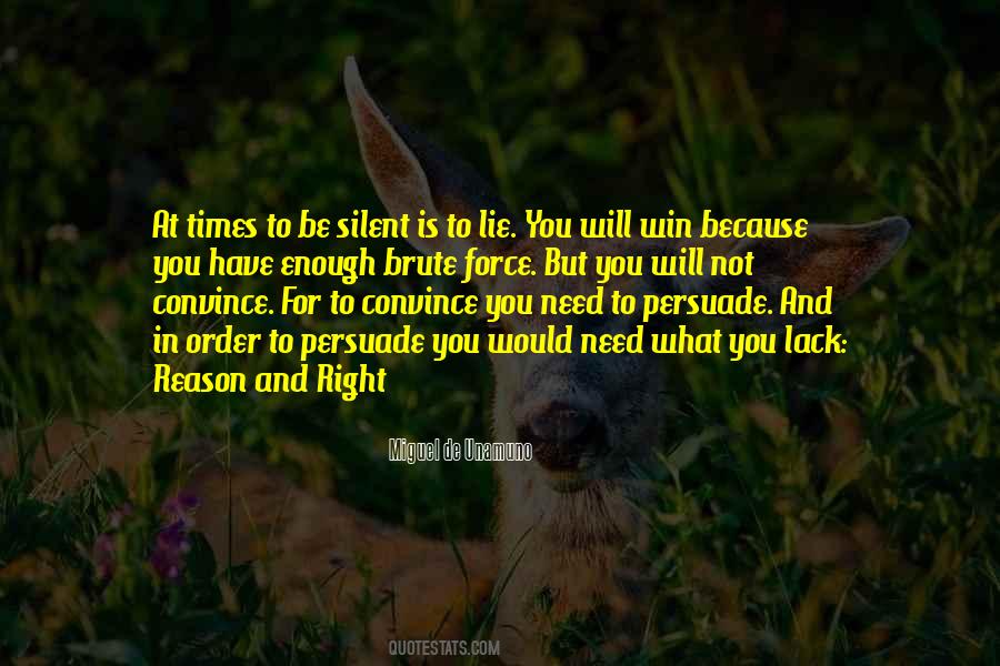 Lies And Silence Quotes #708781