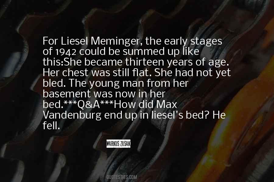 Liesel Meminger And Max Vandenburg Quotes #855940