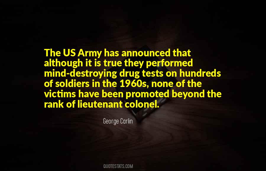 Lieutenant Colonel Quotes #601444