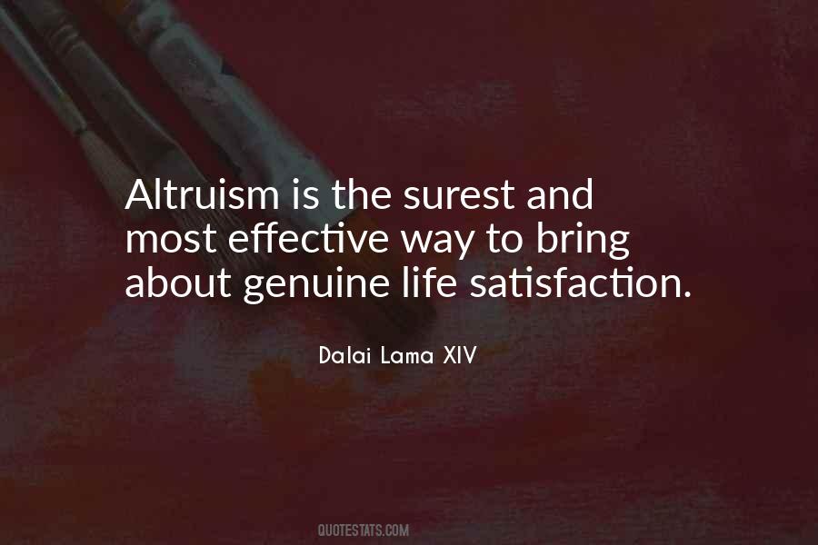 Life Altruism Quotes #11707