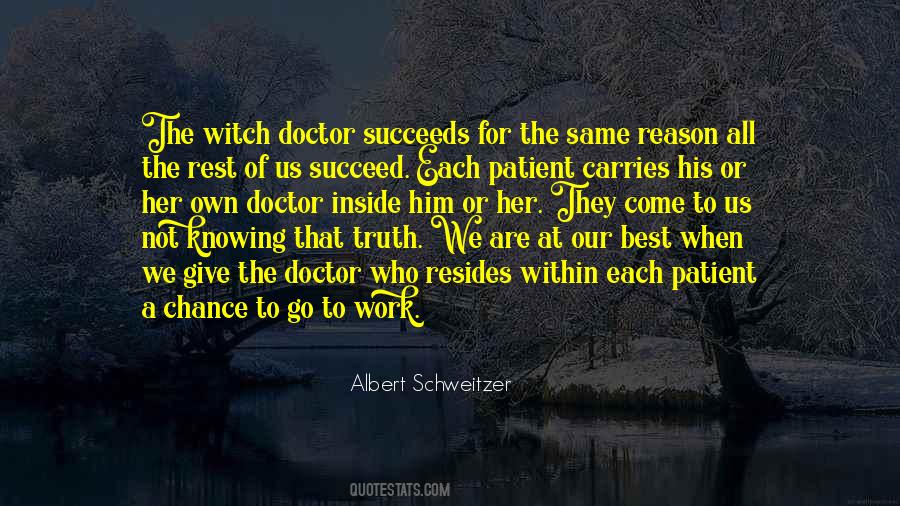 Quotes About Doctors Work #1249567
