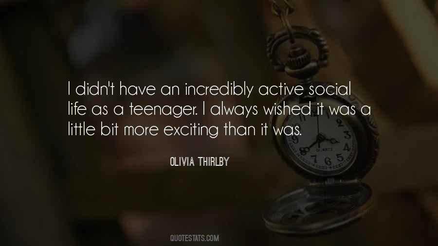 Life As A Teenager Quotes #103561