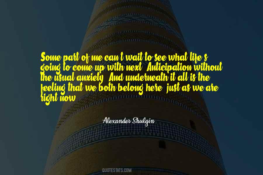 Life As Usual Quotes #1165551