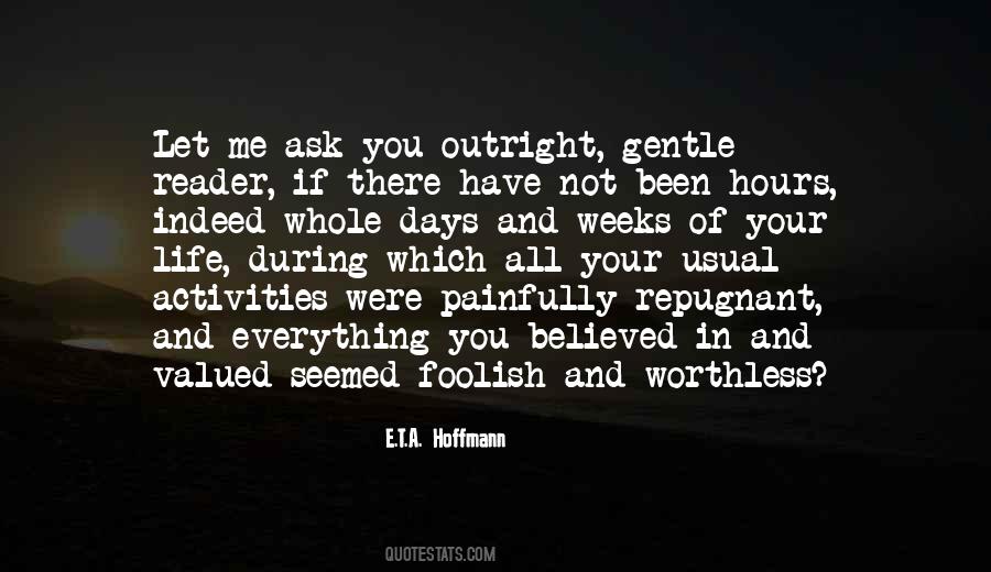 Life As Usual Quotes #1275542
