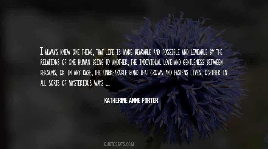 Life Bond Quotes #1046279