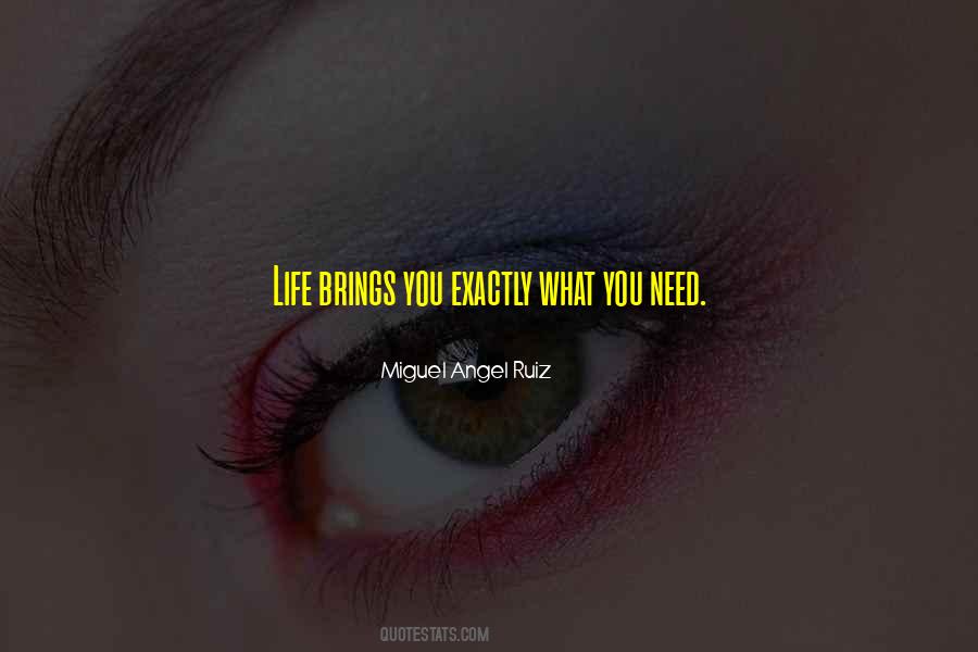 Life Brings Quotes #1531793