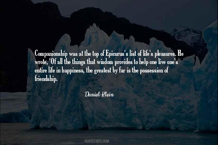 Life Companionship Quotes #1456654